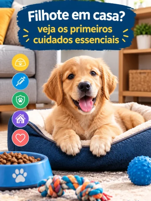 Filhote em casa? veja os primeiros cuidados essenciais
