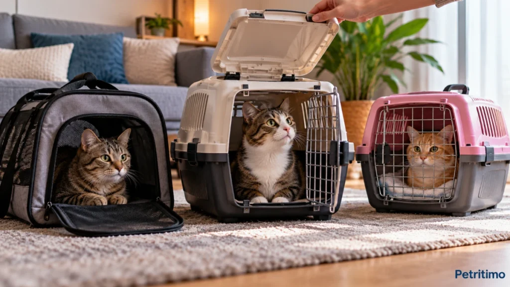 tipos de caixa de transporte para gatos plástico rígido bolsa papelão
